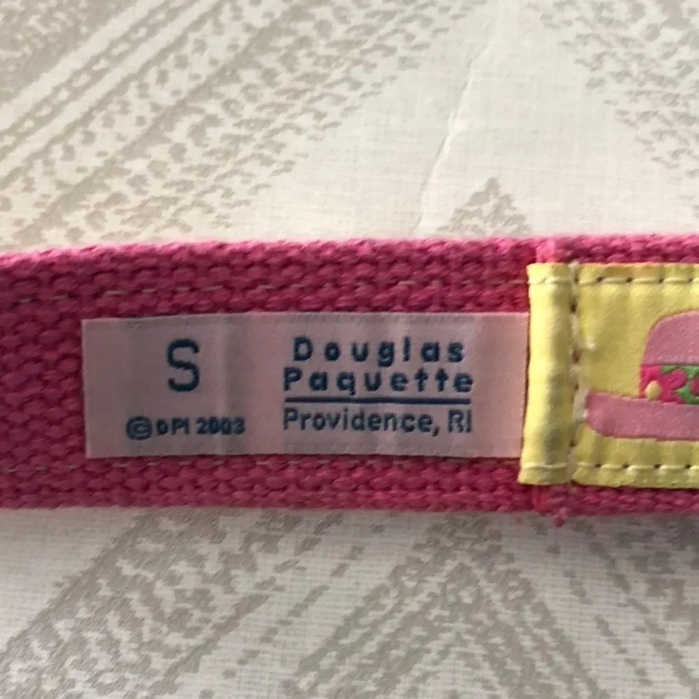 Douglas Paquette Pink/Yellow Belt w. Colorful Hats